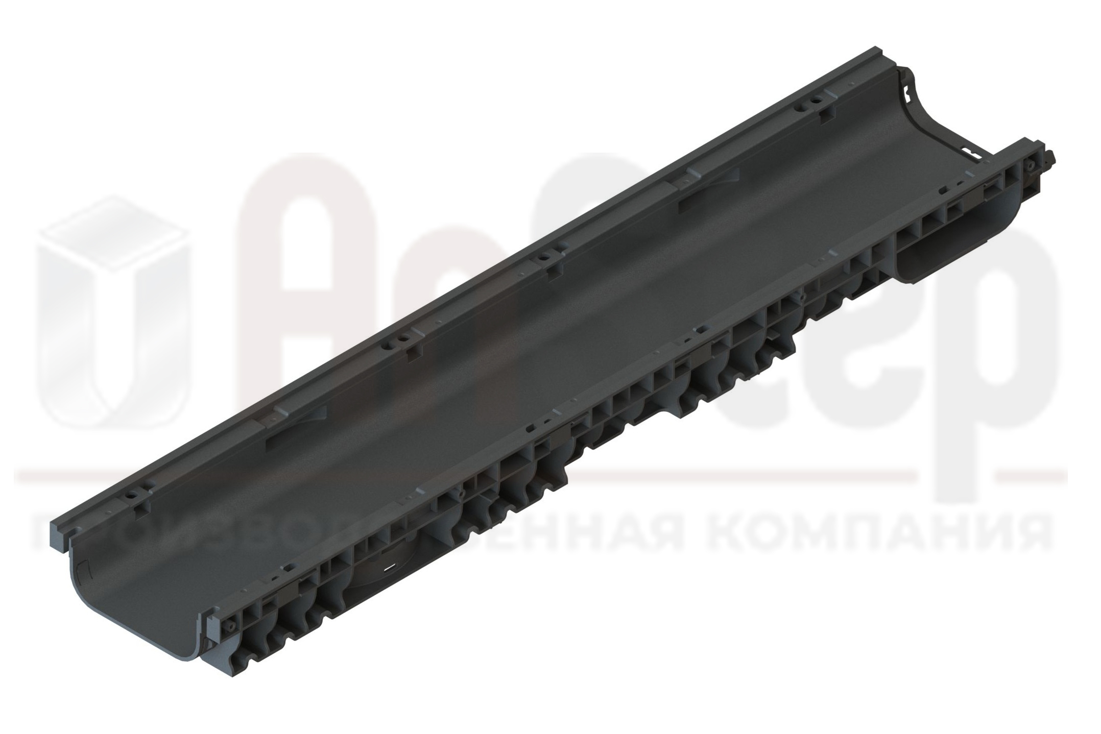 Лоток водоотводный пластиковый Standart DN 150 H 80
