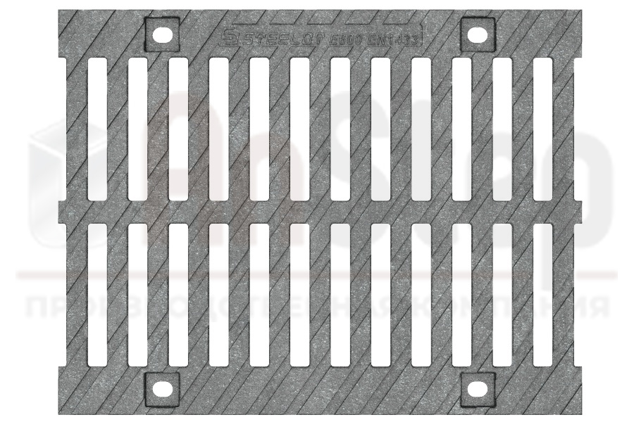Решетка чугунная щелевая DN 300 C250 