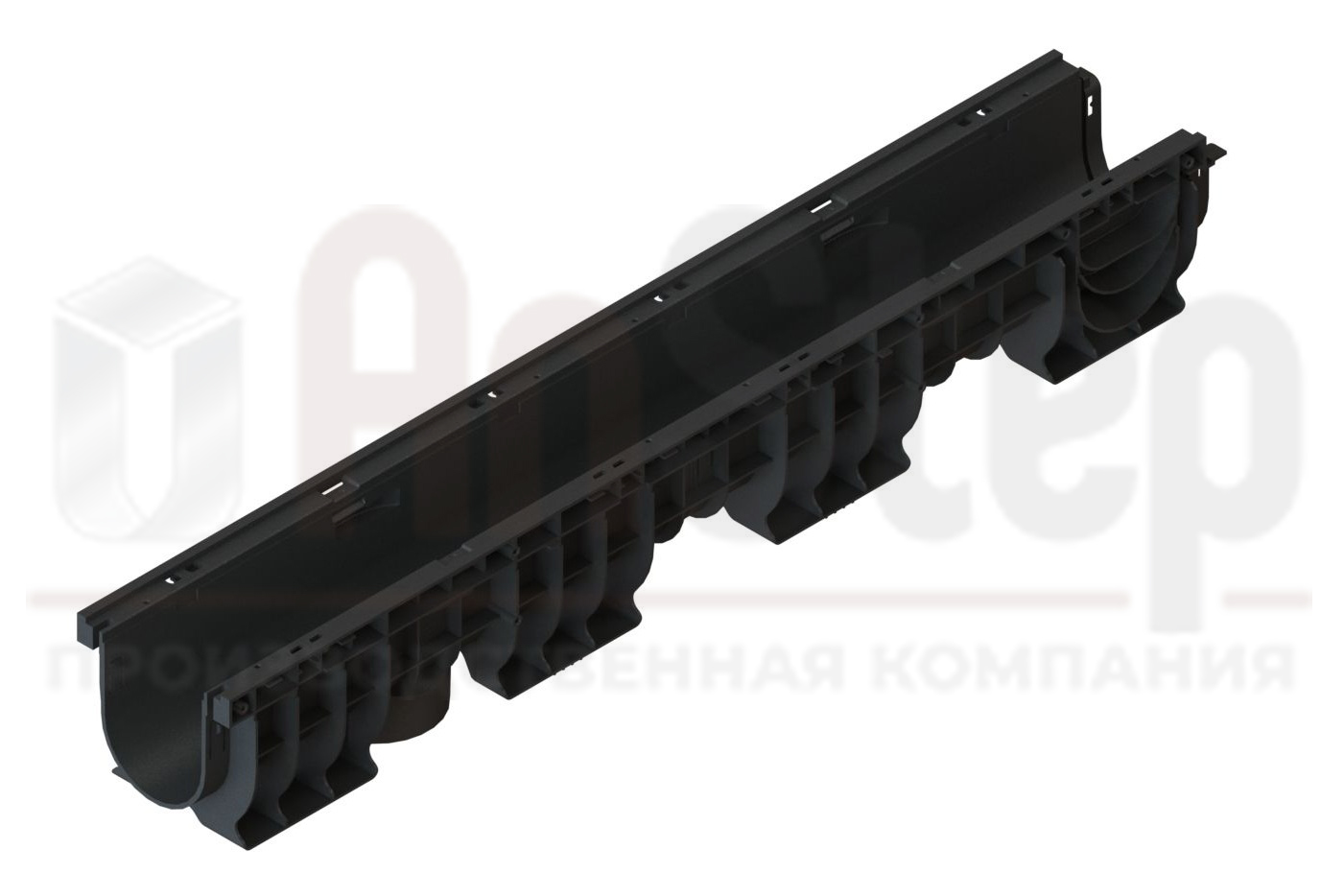 Лоток водоотводный пластиковый Standart DN 100 H 155