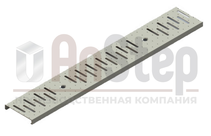Решетка оцинкованная щелевая Plus 100 