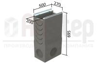 Пескоуловитель односекционный PRO DN 200 H 695